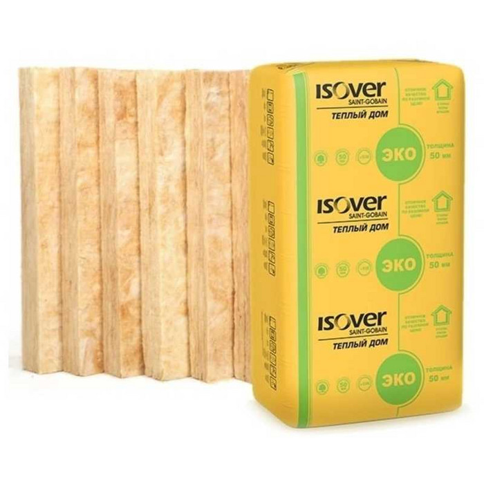 Утеплитель Isover Изовер Тёплый Дом Плита 50х610х1170 в Красном селе